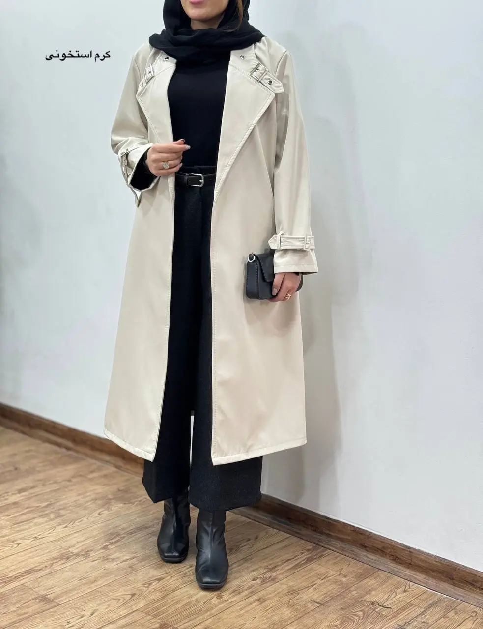 ترنچ کت آستردار ضد آب پانیذ